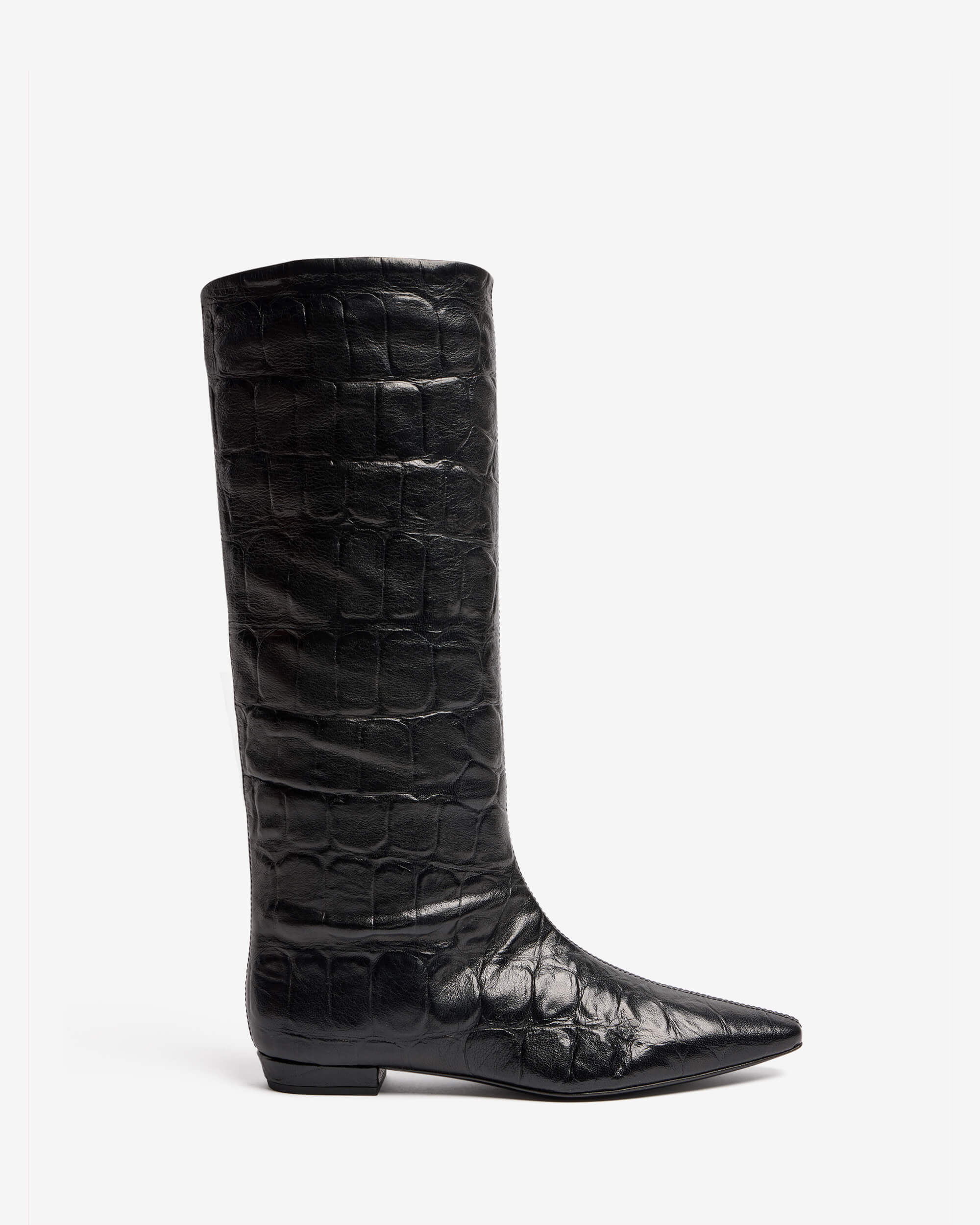 Quintilia | Women's calfskin cocco printed boot