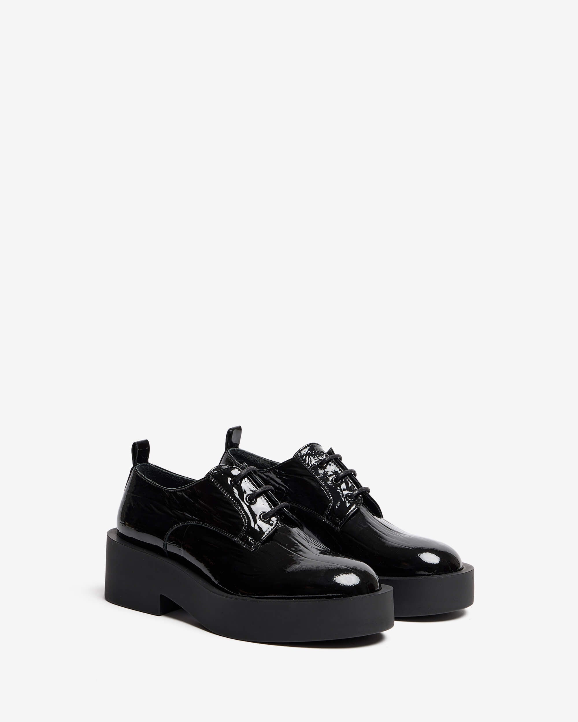 Cincia | Women's patent leather-calfskin lace-up