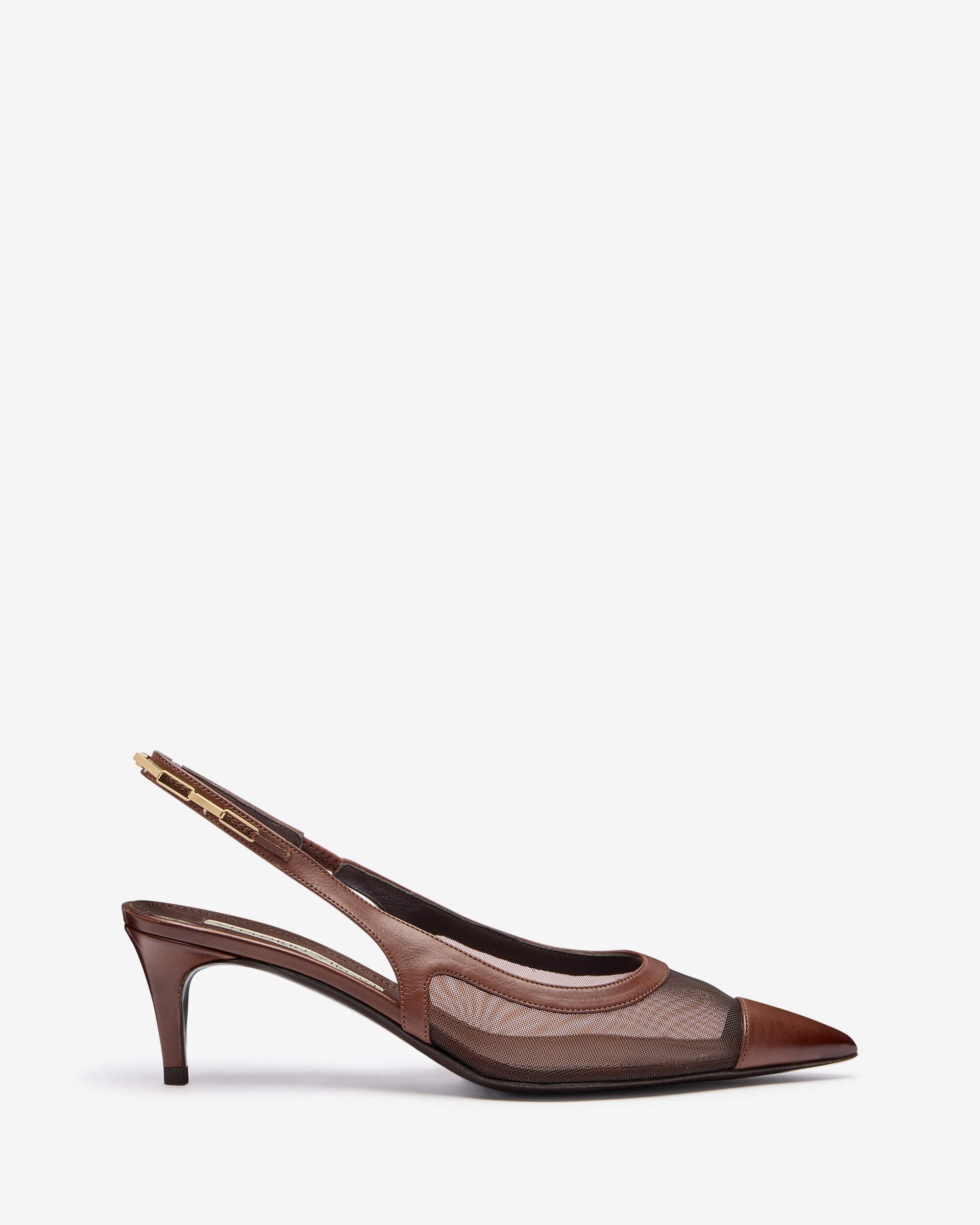 Secunda | Women's calfskin-mesh slingback pump