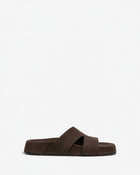 Calliena | Women's calfskin velour slide sandal