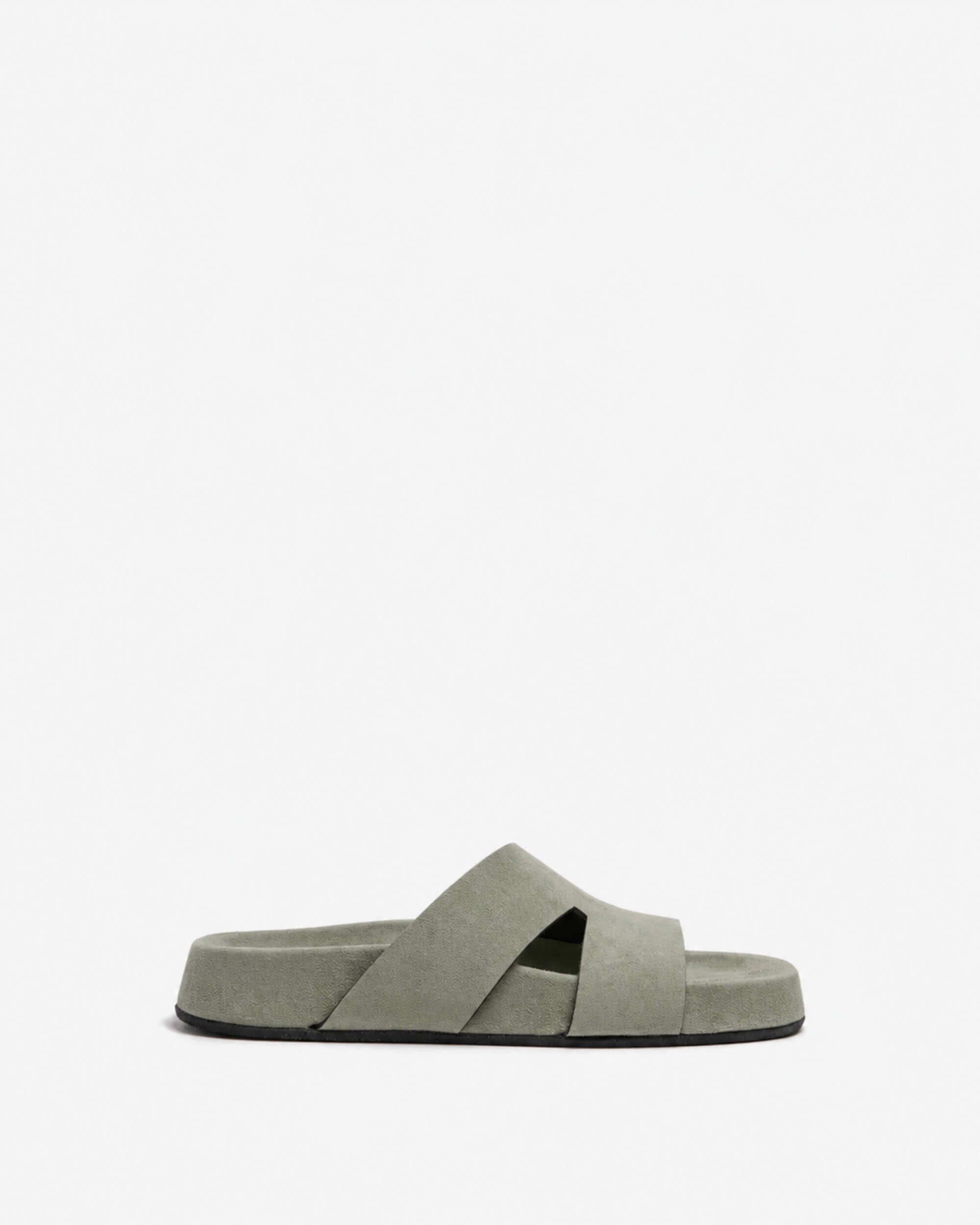 Calliena | Women's calfskin velour slide sandal