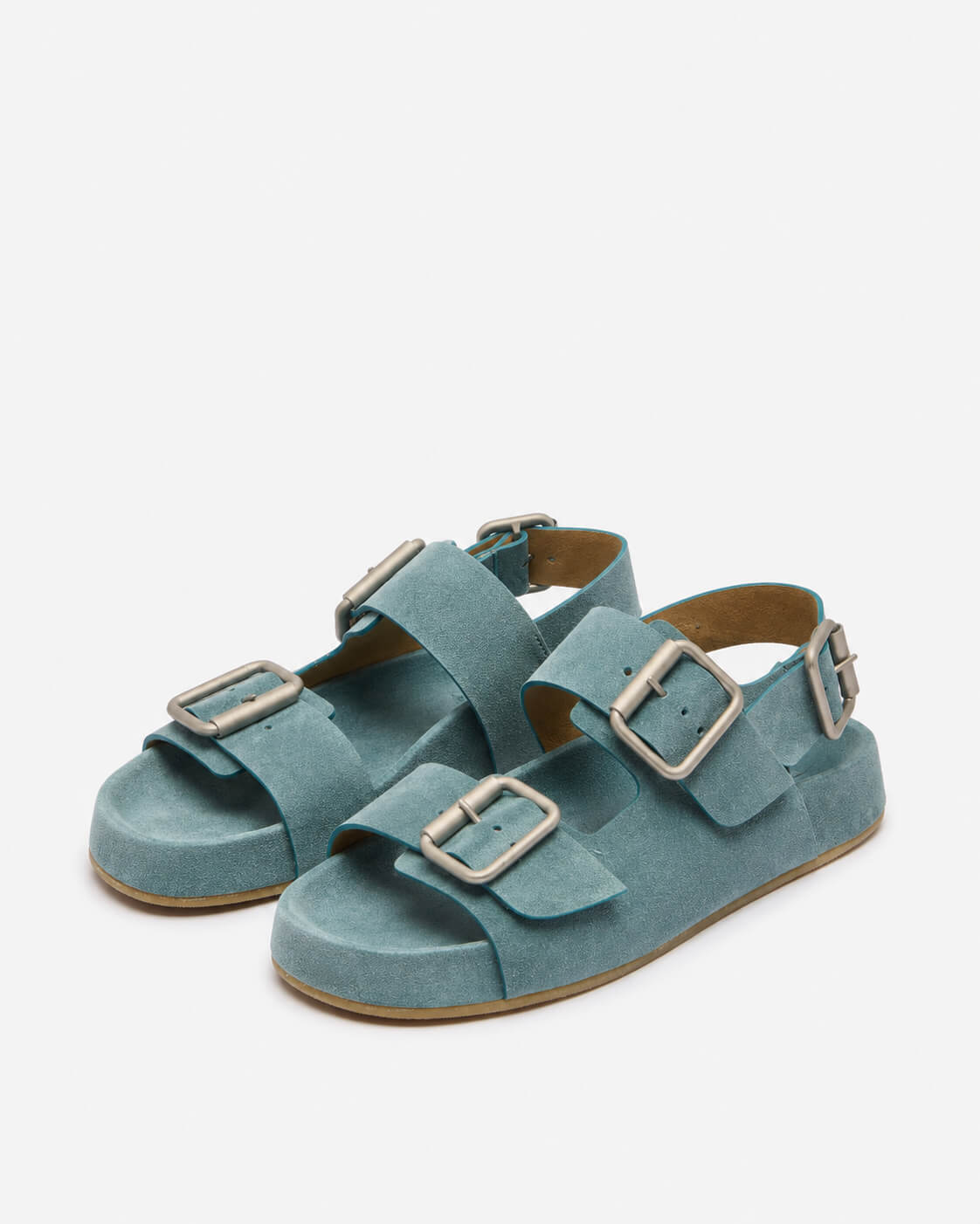 Quinta | Women's calfskin velour  slide sandal