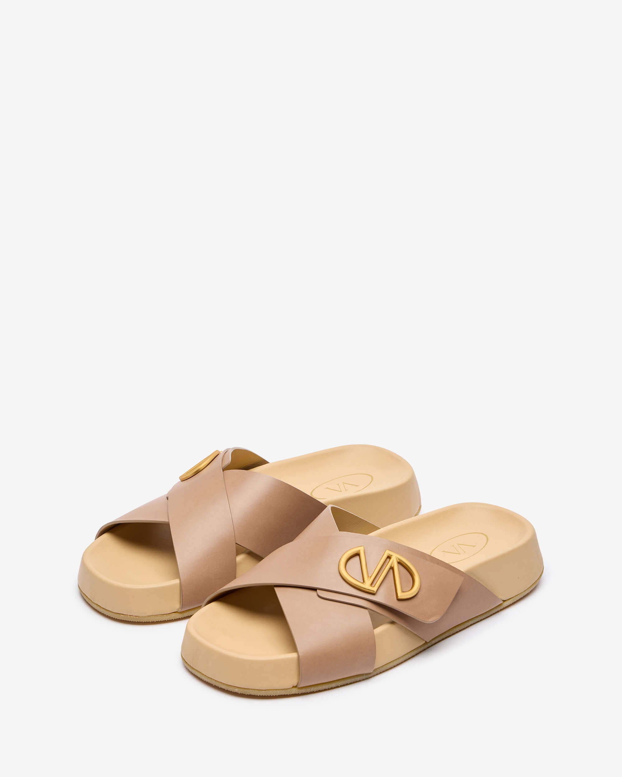 Quarta | Sandalo slide donna in pelle di vitello