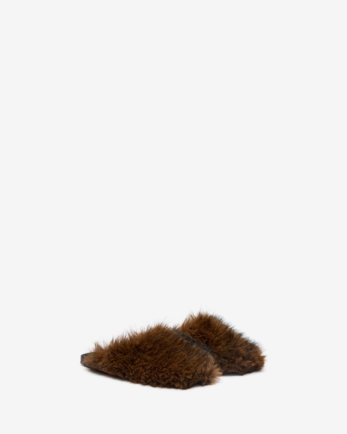 Turrania | Women's faux fur - goat mulle flat