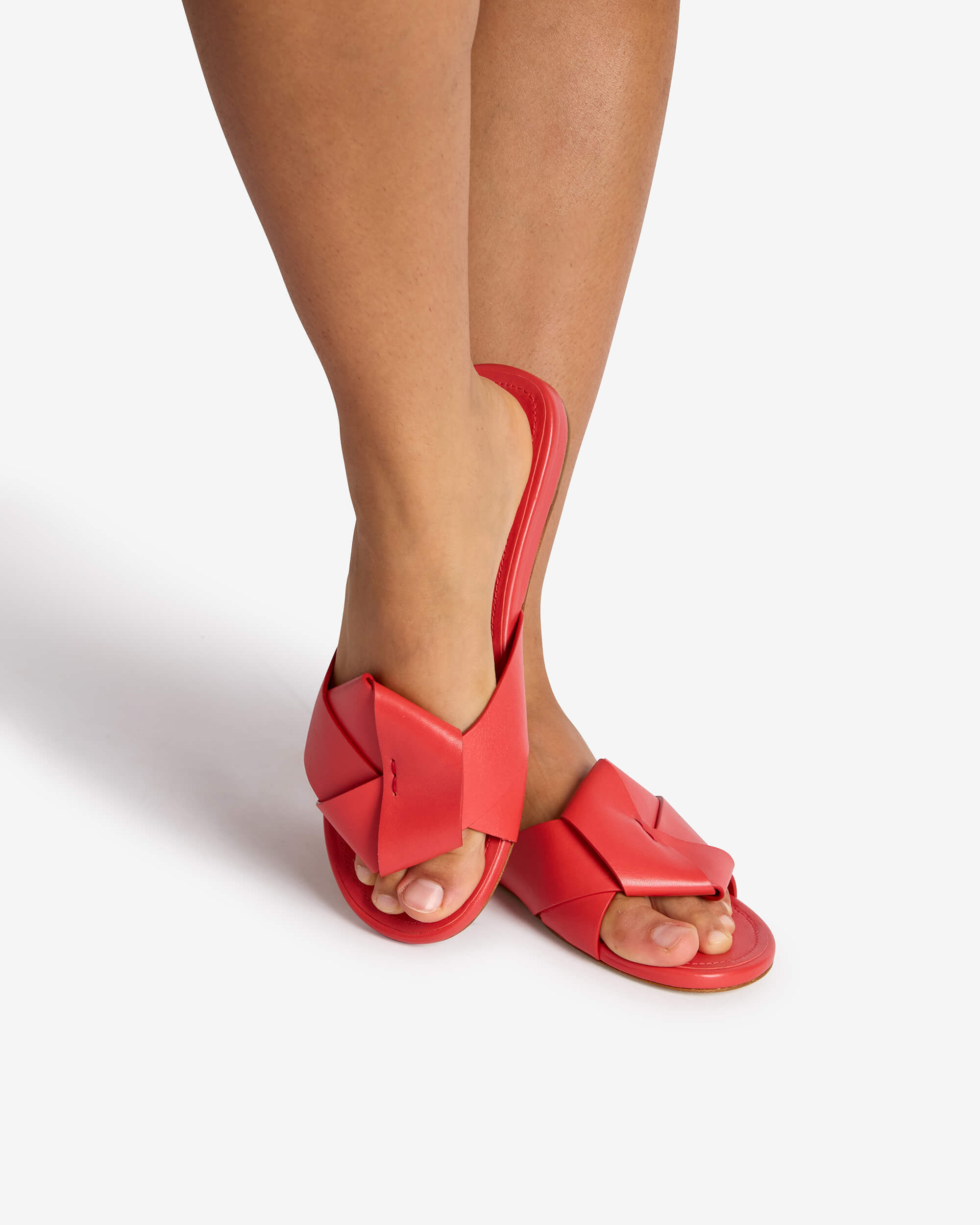 Grania | Sandalo slide donna in camoscio di capra