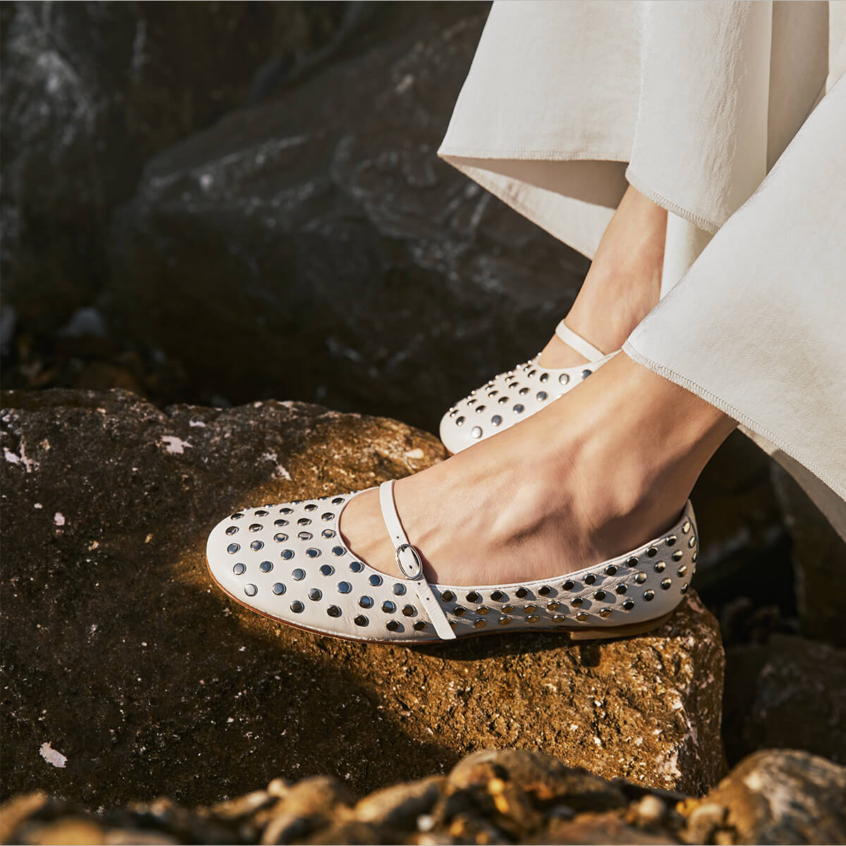 Ligaria | Women's nappa leather ballet flat