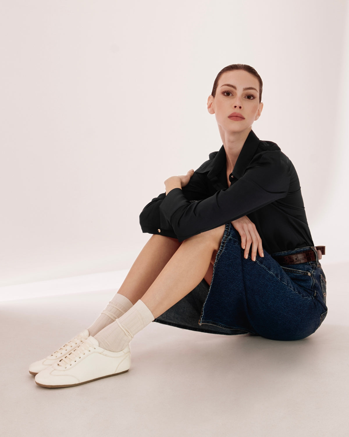 Seia | Sneaker donna in pelle di cervo