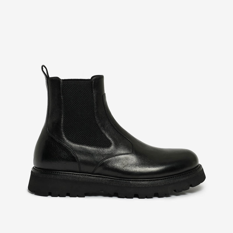 Black men's chelsea boot