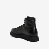 Stivaletto stringato uomo nero