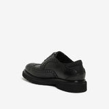 Black men's lace up derby
