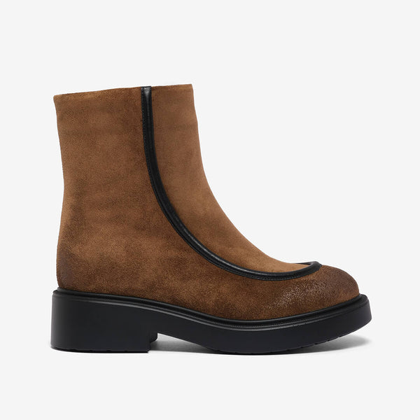 Ankle boot in camoscio donna