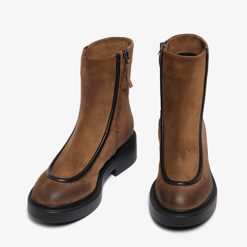 Ankle boot in camoscio donna