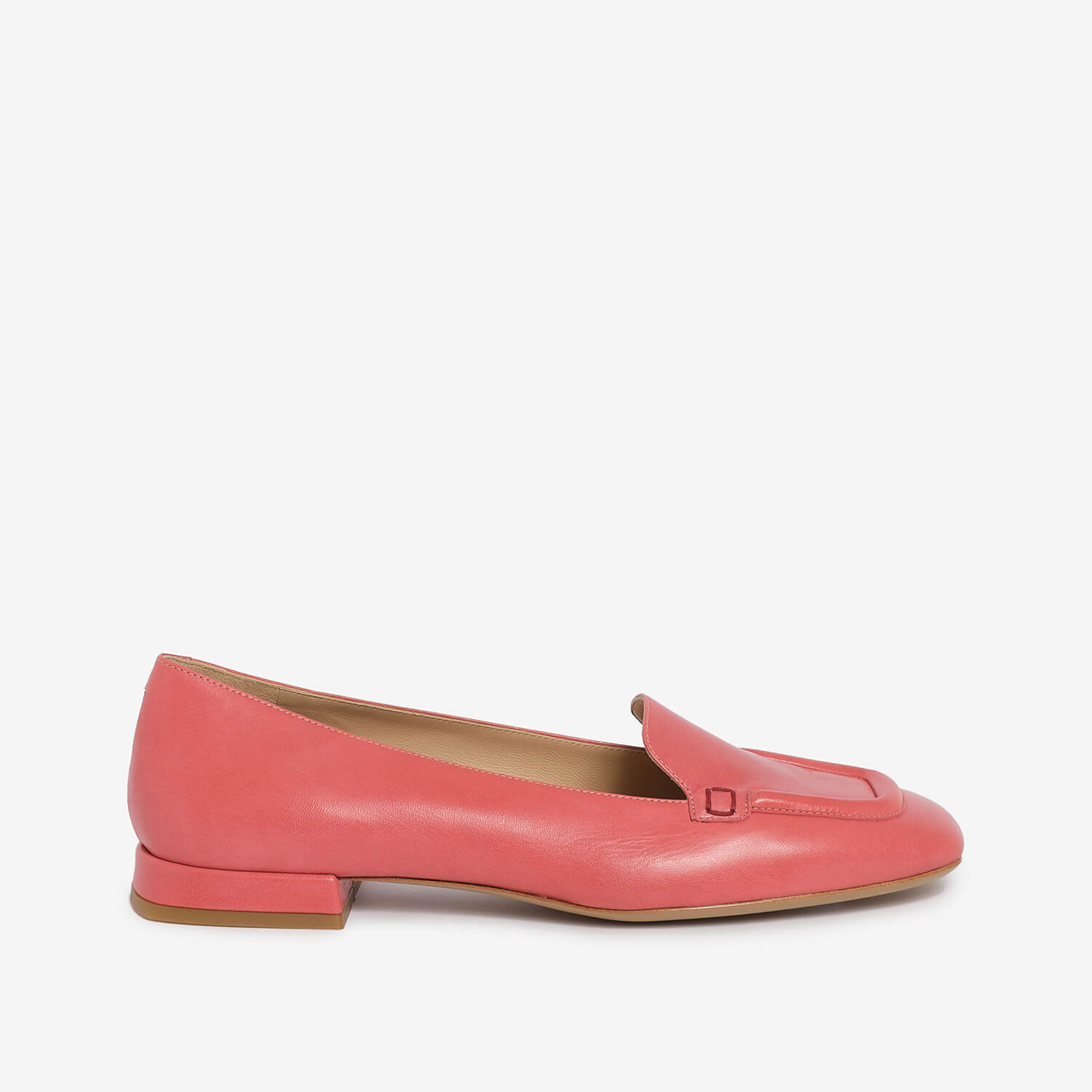 Tea rose women's leather loafer