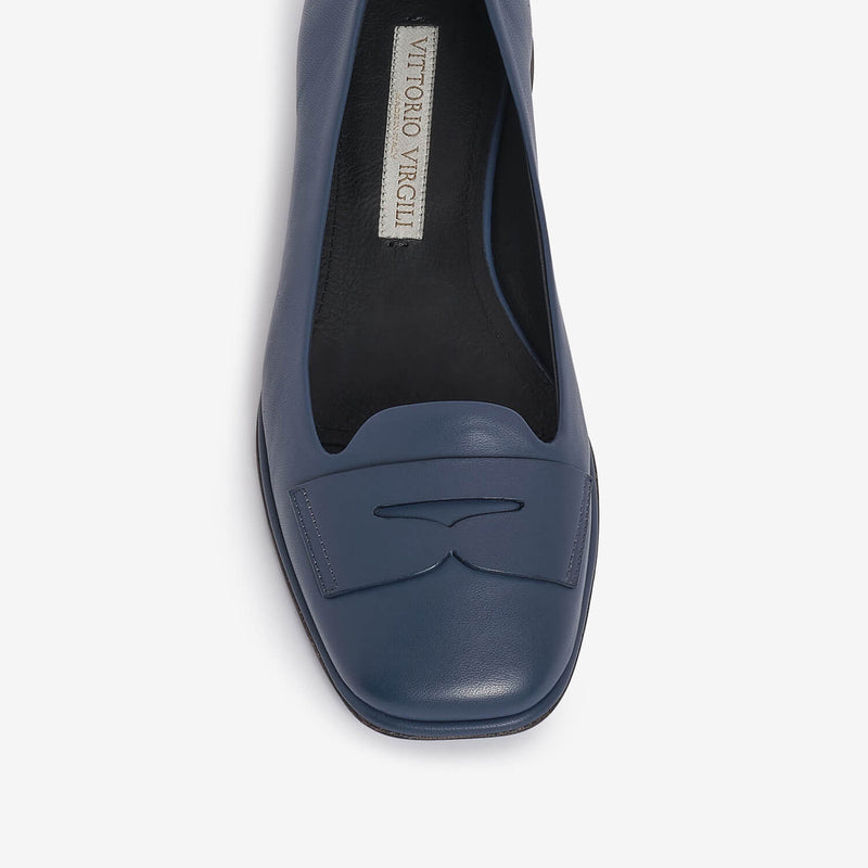 Women's leather ballet flat