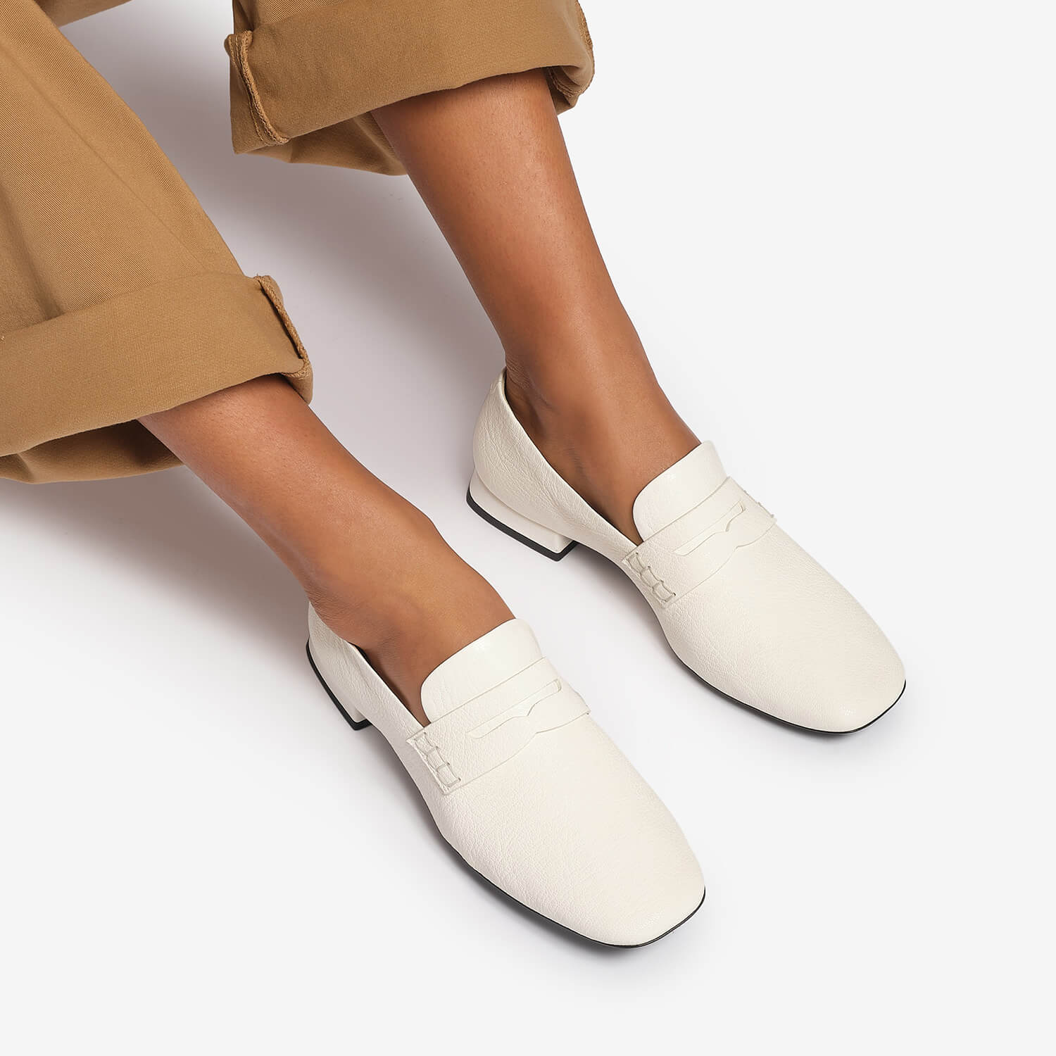 Mocassino in pelle donna 