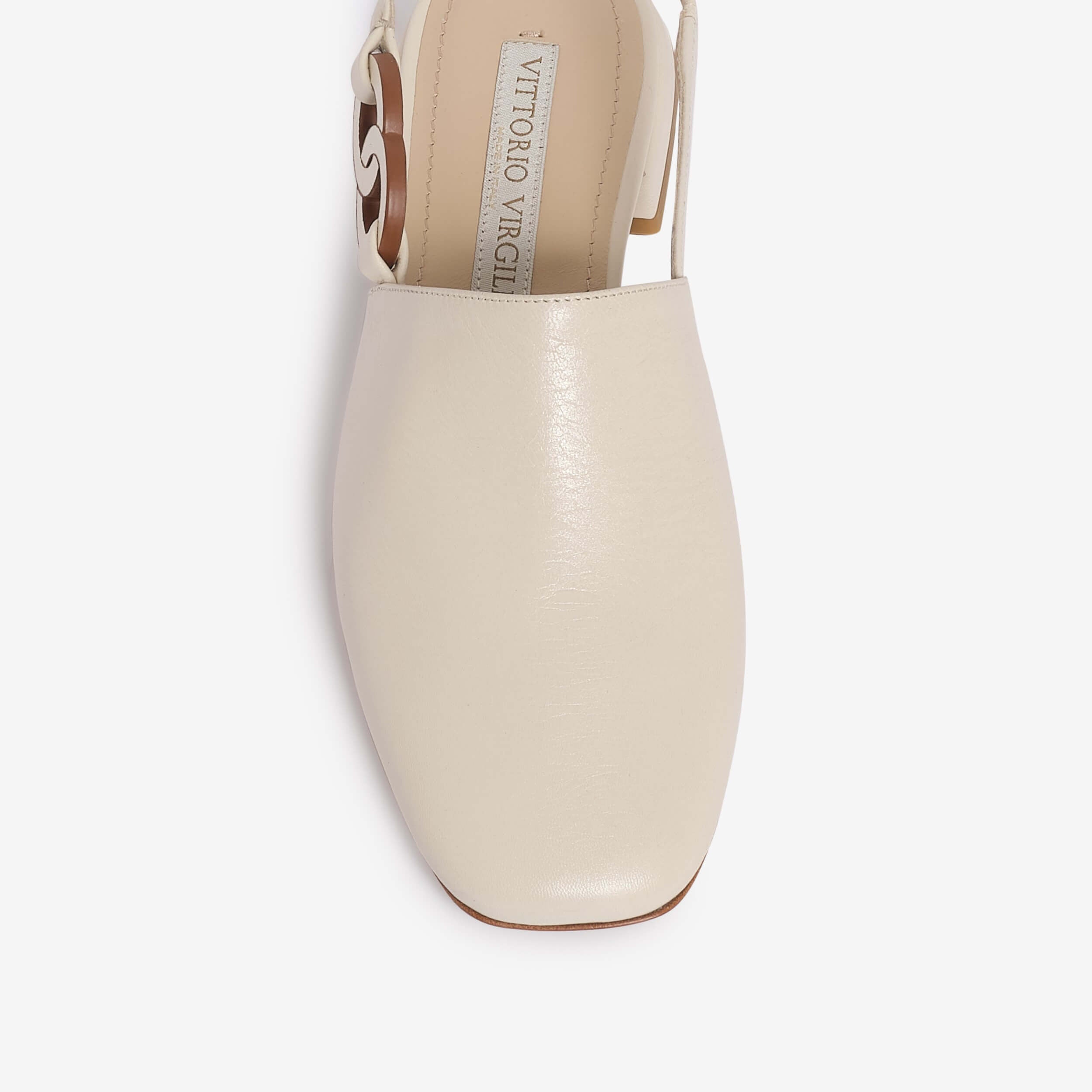 Mocassino sling back in pelle donna 