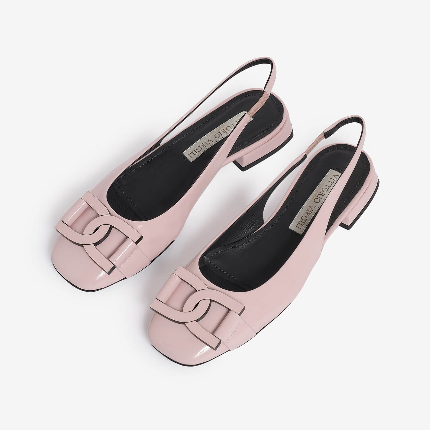 Ballerina sling back in vernice donna
