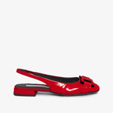 Ballerina sling back in vernice donna