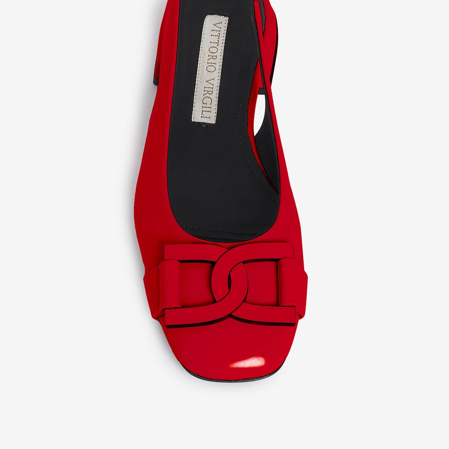 Ballerina sling back in vernice donna