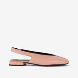 Ballerina sling back in pelle