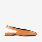 Ballerina sling back in pelle