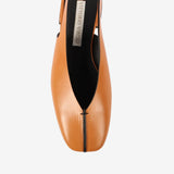 Ballerina sling back in pelle