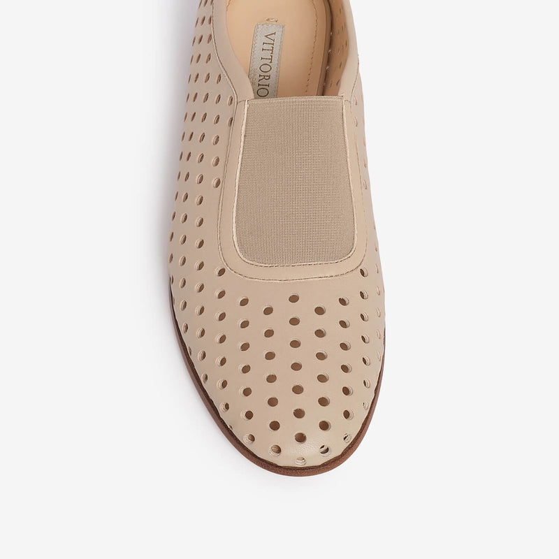 Mocassino donna in pelle