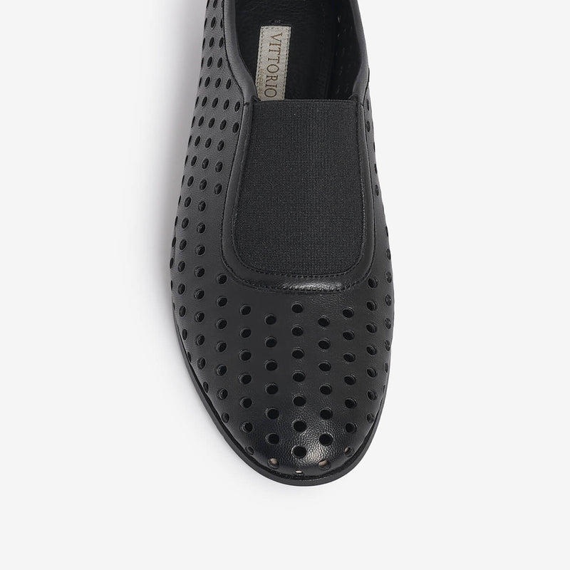 Mocassino donna in pelle