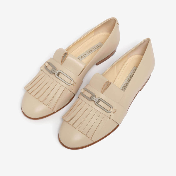 Women's leather loafer