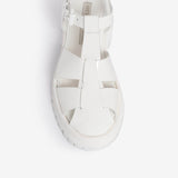 Sandalo in vernice donna