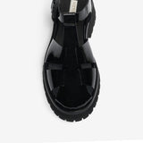Sandalo in vernice donna