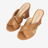 Sandalo in pelle donna