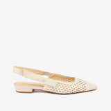 Ballerina sling back donna ghiaccio