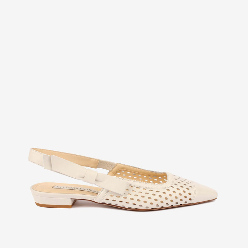 Ballerina sling back donna ghiaccio