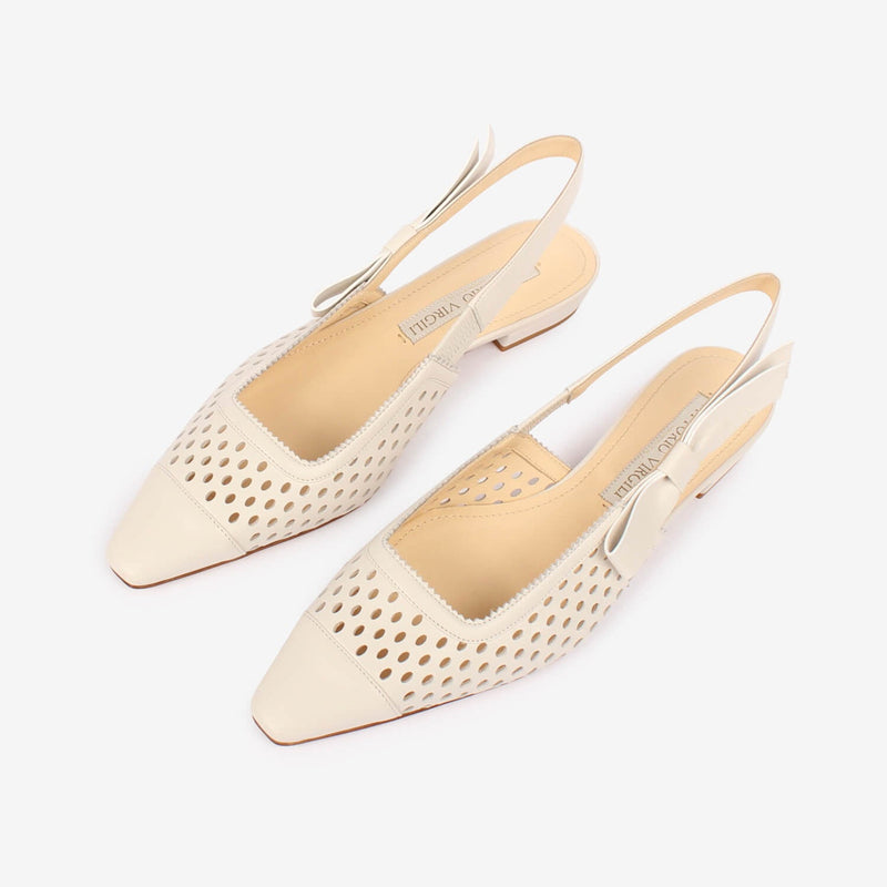 Ballerina sling back donna ghiaccio