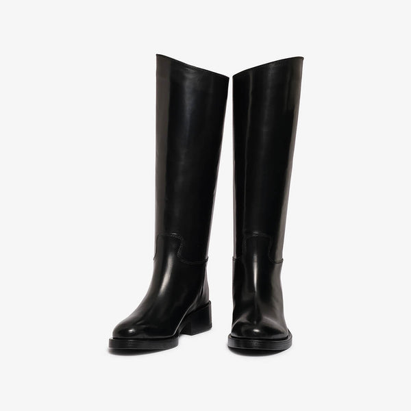 Fulvia | Black women's leather boot