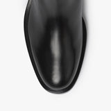 Ankle boot in pelle nero donna