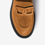 Mocassino in camoscio donna