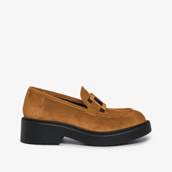Mocassino in camoscio donna