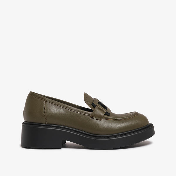 Mocassino in pelle donna