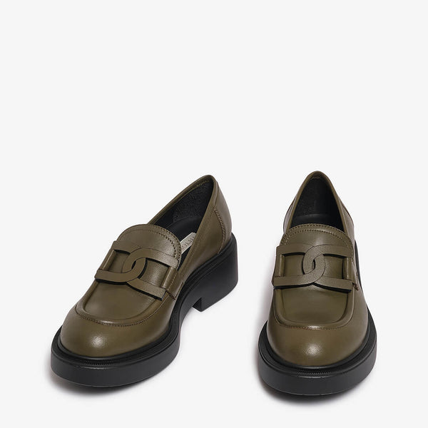 Mocassino in pelle donna