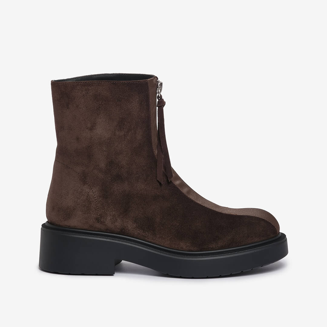 Ankle boot in nabuk donna