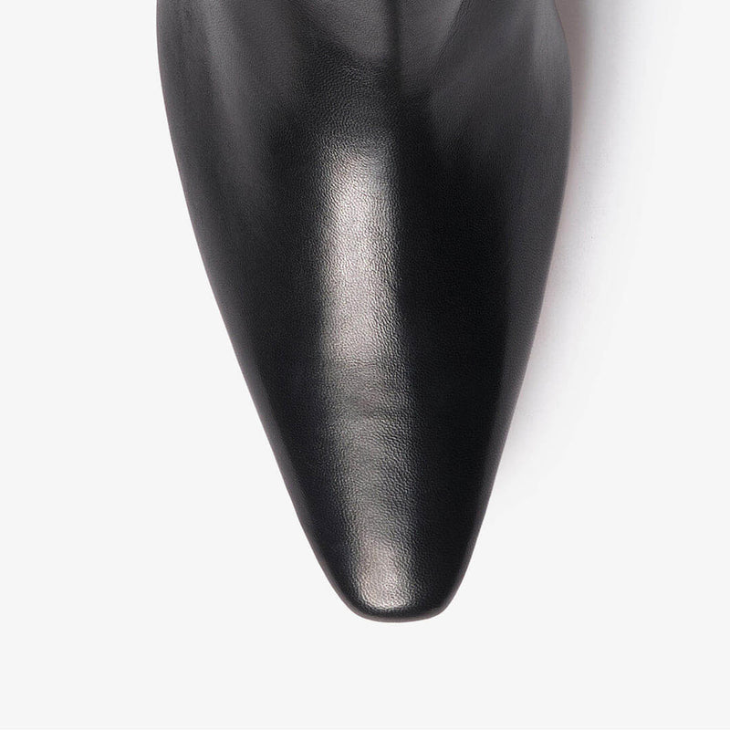 Ankle Boot in pelle nero donna
