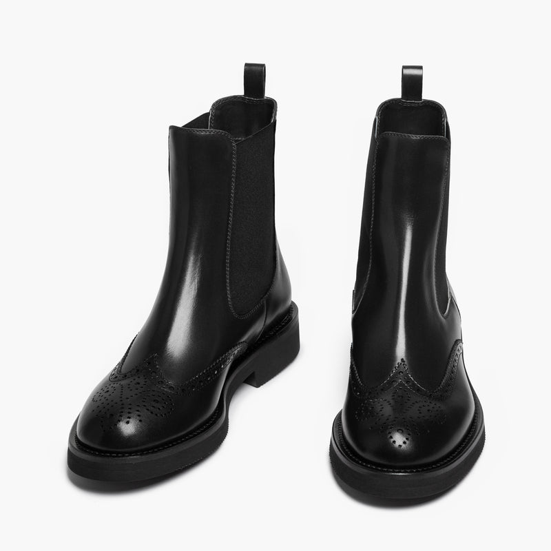 Women's leather chelsea boot