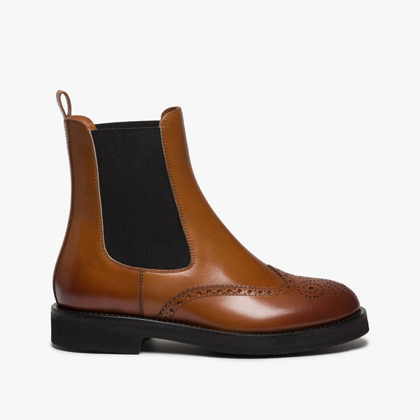 Women's leather chelsea boot