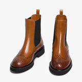 Women's leather chelsea boot