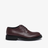 Derby bordeaux in pelle donna