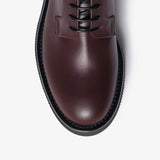 Derby bordeaux in pelle donna