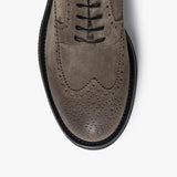 DERBY BROGUE IN CAMOSCIO TAUPE DONNA