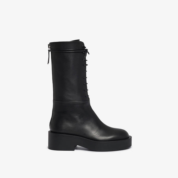 Ankle Boot in pelle nero donna